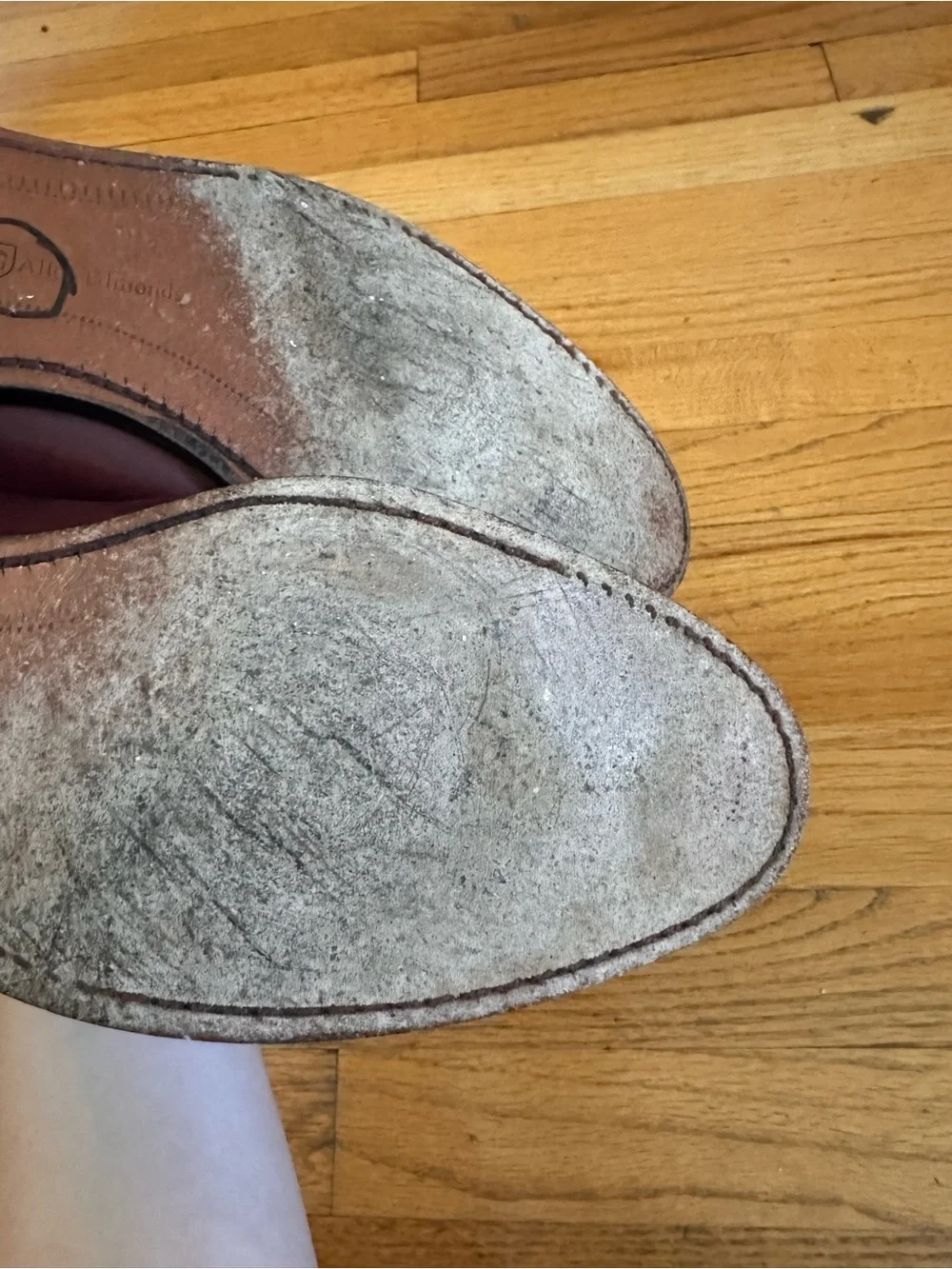 Allen Edmonds Grayson Oxblood Calfskin Loafers